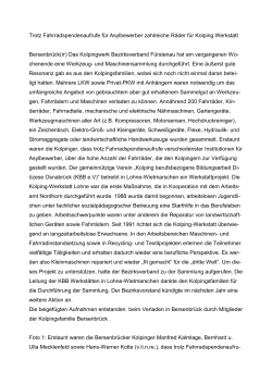 Maschinensammlung - Kolpingsfamilie Bersenbrück