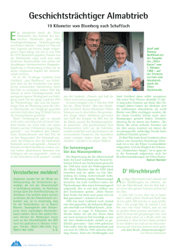 D` Hirschbrunft