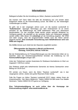 Informationen - Westerwaldkreis