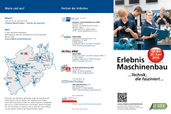 Erlebnis Maschinenbau