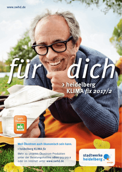 heidelberg KLIMA fix 2017/2