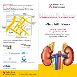 Nerv trifft Niere« - Rotes Kreuz Krankenhaus