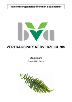 vertragspartnerverzeichnis