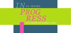 in proG ress - serena amrein