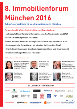 8. Immobilienforum München 2016