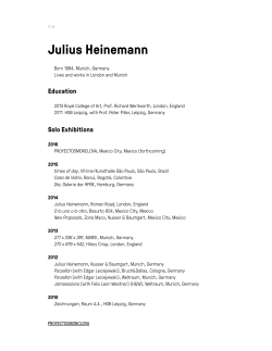 Julius Heinemann - Proyectos Monclova
