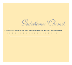 Eine Fotosammlung von den Anf&auml;ngen bis zur Gegenwart