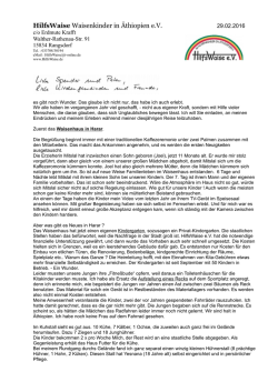 HilfsWaise Waisenkinder in &Auml;thiopien e.V.