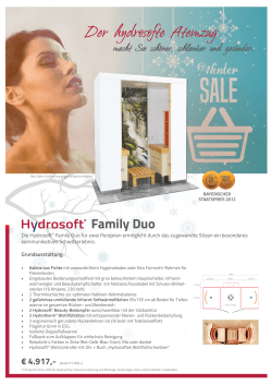 Produktblatt Hydrosoft Family Duo