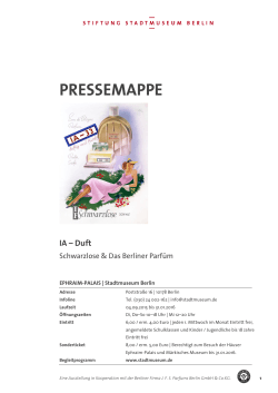 pressemappe - Stadtmuseum Berlin