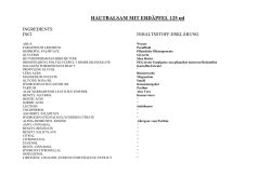 Hautbalsam mit Erdäpfel