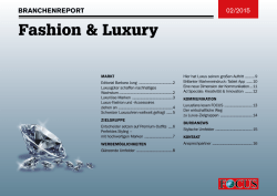 Branchenreport Fashion & Luxury