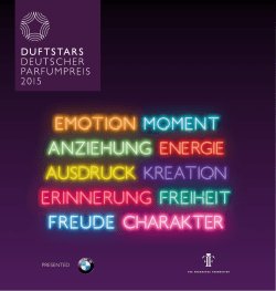 Festschrift 2015 - Fragrance Foundation