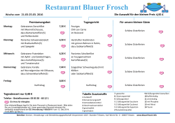 Restaurant Blauer Frosch