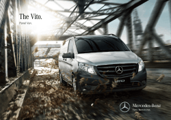 Vito Van Brochure - Mercedes