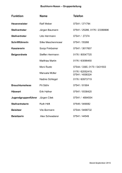 Gruppenleitung