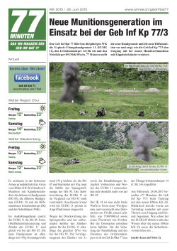 2. Ausgabe vom 26. Juni 2015