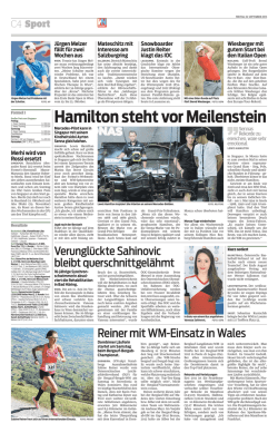 Hamilton steht vor Meilenstein