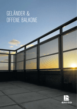 geländer & offene balkone