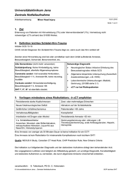 SHT - leicht - Universit&auml;tsklinikum Jena