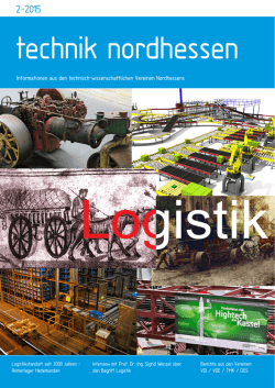Informationen aus den technisch-wissenschaftlichen Vereinen