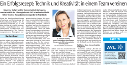 Ein Erfolgsrezept: Technik und Kreativit&auml;t in einem Team vereinen