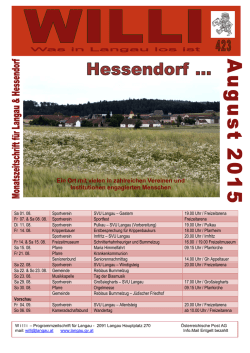 Ein Ort mit vielen in zahlreichen Vereinen und Institutionen