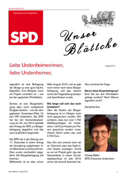Ausgabe August 2015
