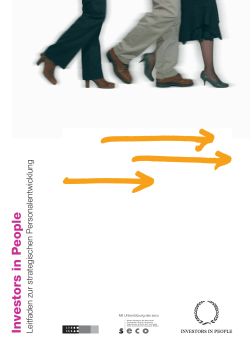 Investors in People Brosch&uuml;re