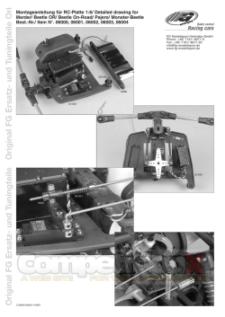 FG Modellsport Offroad Beetle Manual