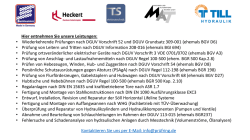 Hier entnehmen Sie unsere Leistungen: &bull; Wiederkehrende