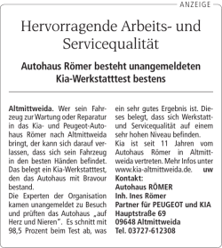 Hervorragende Arbeits- und Servicequalit&auml;t