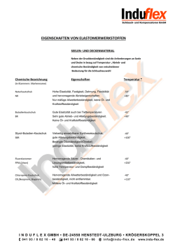 eigenschaften von elastomerwerkstoffen