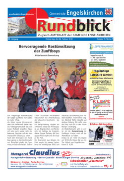 Hervorragende Kostümsitzung der Zunftboys