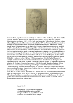 Hermann Burte - Nibelungenrezeption.de
