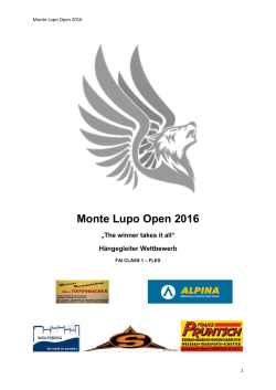 Monte Lupo Open 2016