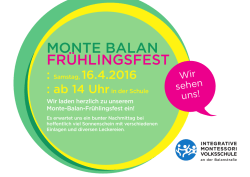 MONTE BALAN FRÜHLINGSFEST