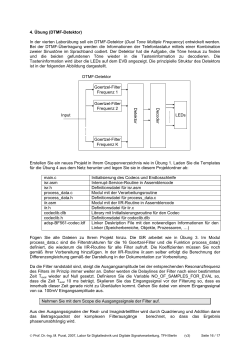 4. Übung (DTMF-Detektor) - Beuth Hochschule für Technik Berlin