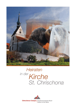 Heiraten in der Kirche St. Chrischona - Chrischona