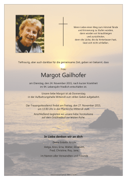 Gailhofer Margot - EB - Mittersill