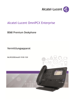 Alcatel-Lucent OmniPCX Enterprise