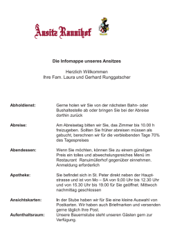 Informationen von AZ