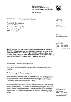 Ministerium für - Angela Freimuth