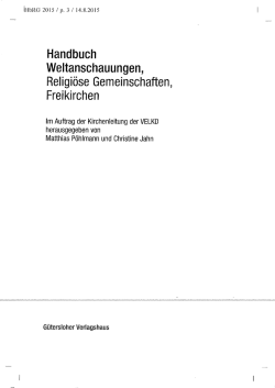 Handbuch Weltanschauungen - Theologische Buchhandlung Heesen