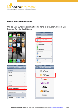 iPhone-Mailsynchronisation