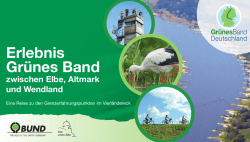 Erlebnis Grünes Band - Biosphärenreservat Niedersächsische