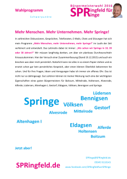 Menschen. Mehr Unternehmen. Mehr Springe! [Download als PDF]