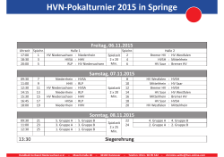 Spielplan Springe 2015 - Bremer Handballverband