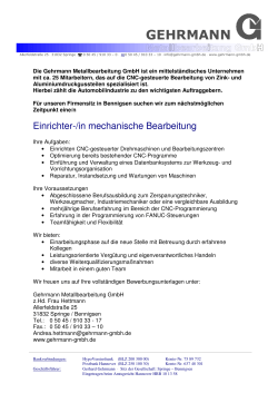 Gehrmann - Metallbearbeitung GmbH