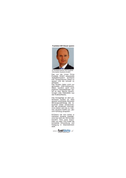 Das von der Linzer Firma Fueldata GmbH entwickelte